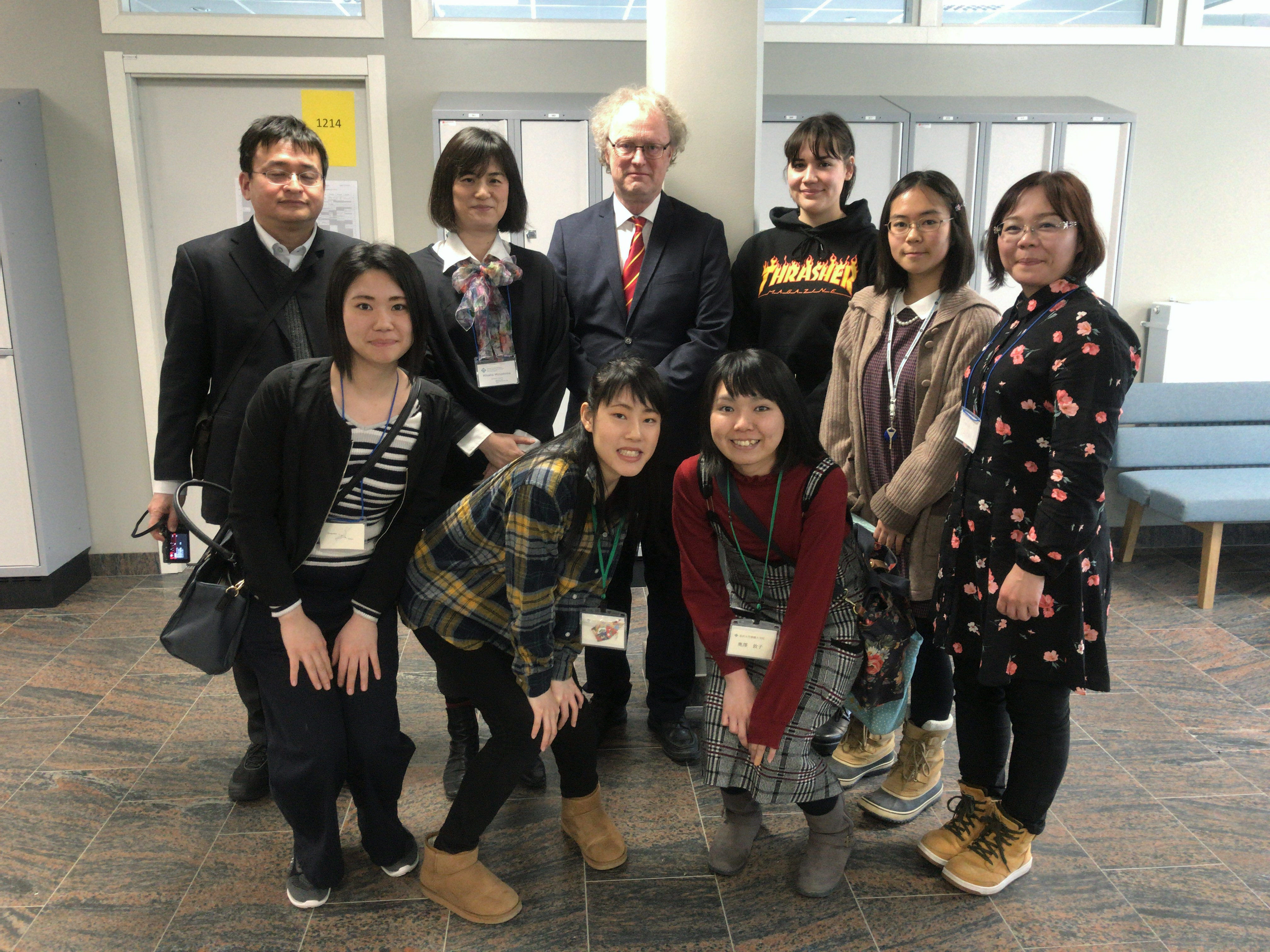 Visitors fromKanazawa University